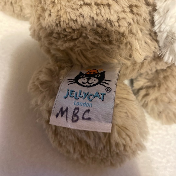 Jellycat London Bashful Bunny Rabbit Plush Tan Toy Stuffed Animal Floppy Ear G9. - Picture 4 of 7